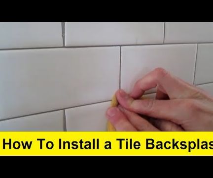 How to Install a Tile Backsplash