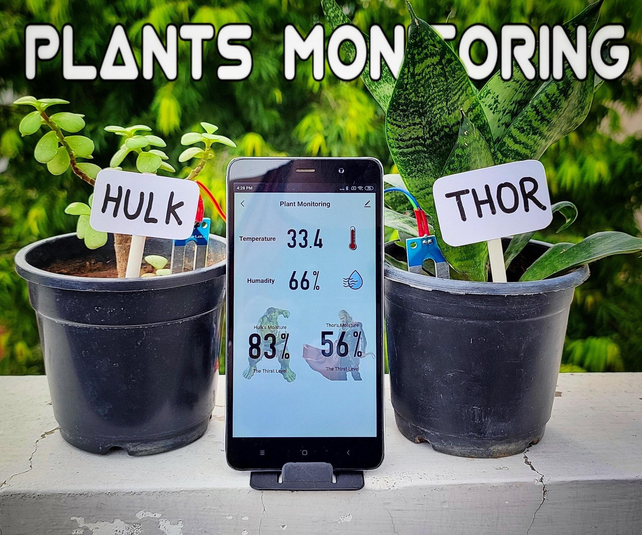 Avengers Plant Monitoring Device | Arduino IoT Projects | IoT Projects ...