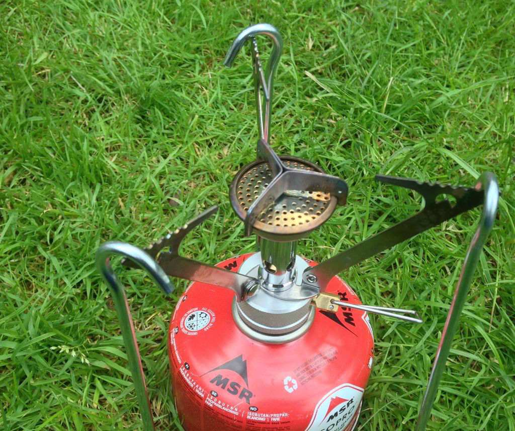 Gas Stove Hack, Pot Stand From Tent Pegs