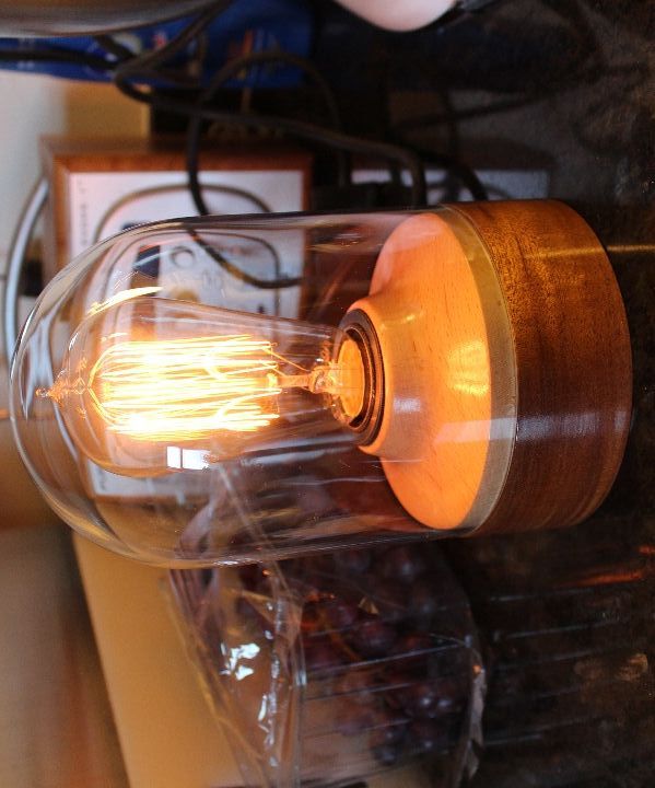 Edison Lamp in a Bell Jar