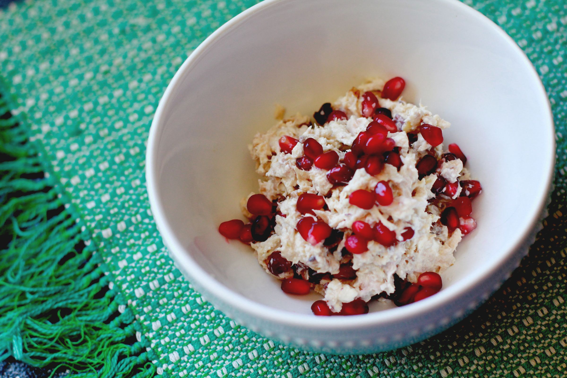 Tuna Salad With Pomegranate and Walnuts