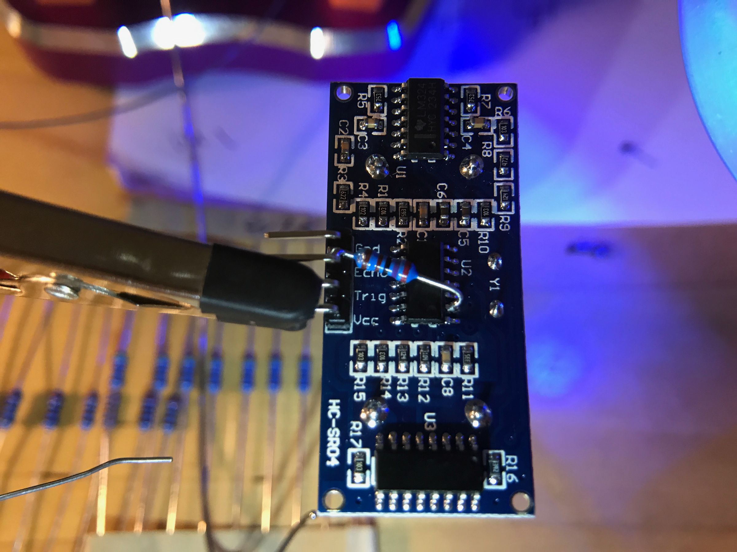 3.3V Mod for Ultrasonic Sensors (prepare HC-SR04 for 3.3V Logic on ...