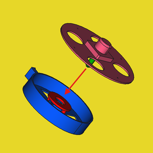 Drehachse in Kugellager Pressen