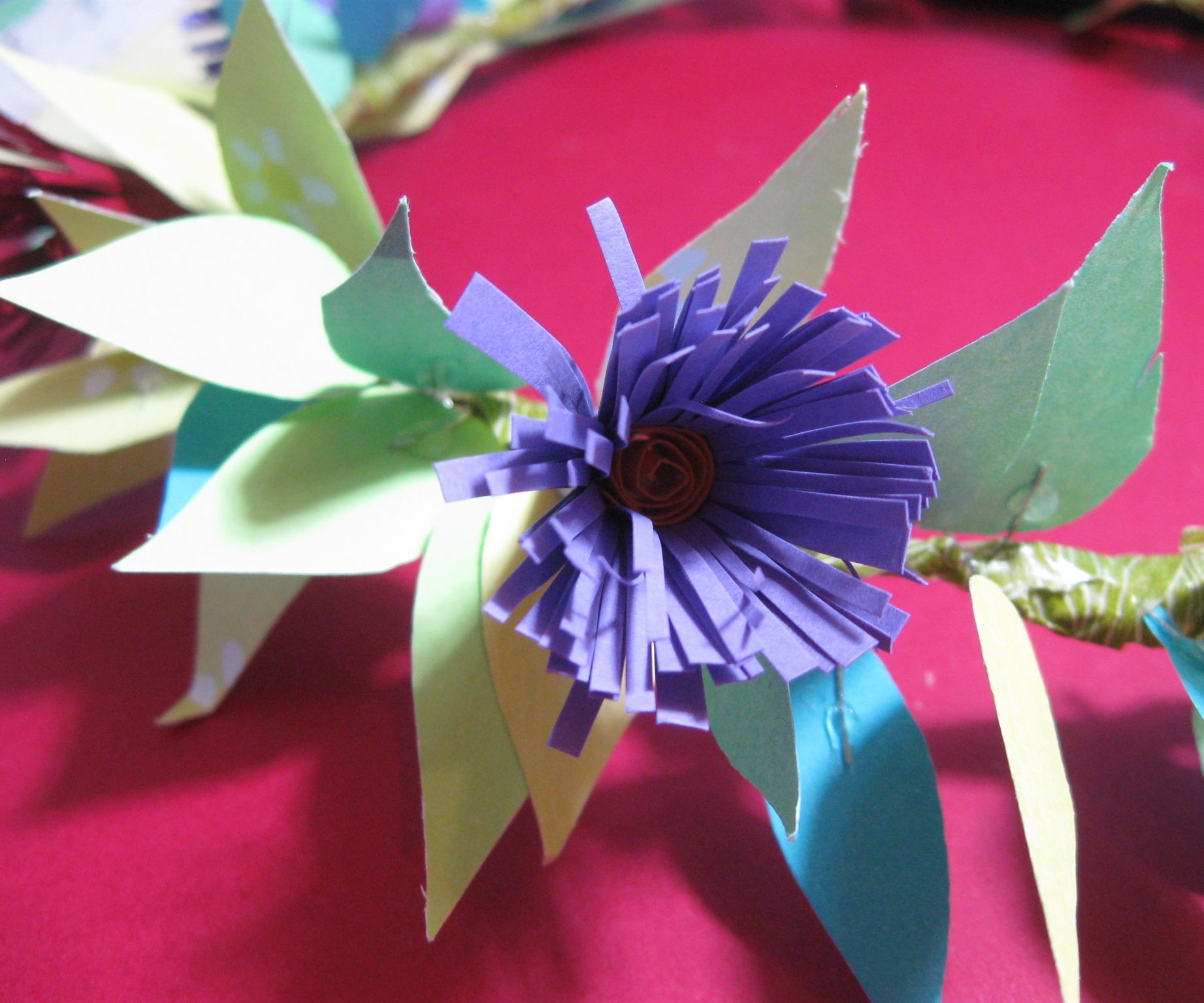 Quick and Easy Paper Flower Crown