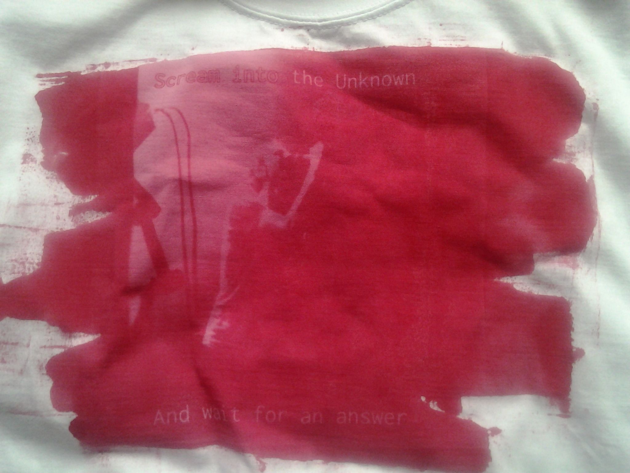 Favourite Song Quotes on a T-Shirt