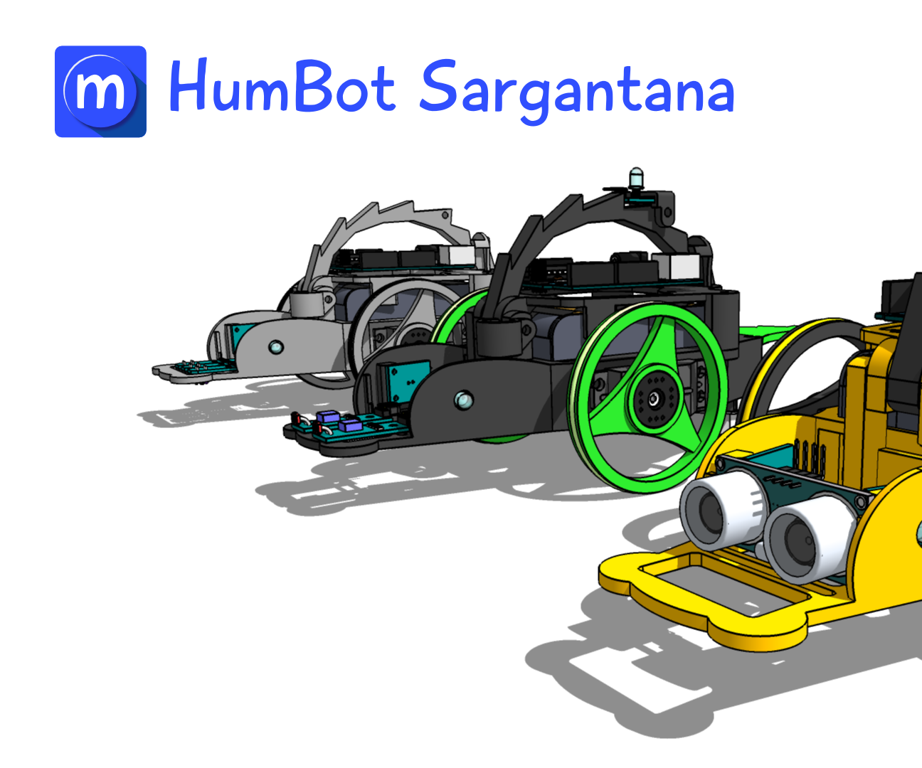 Arduino 3D Printed Robot: Humbot Sargantana