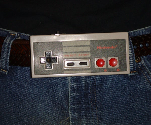 NES Controller Belt Buckle W/ Sound FX!