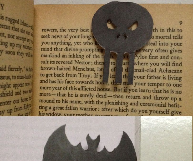 Super Hero Logo Bookmark