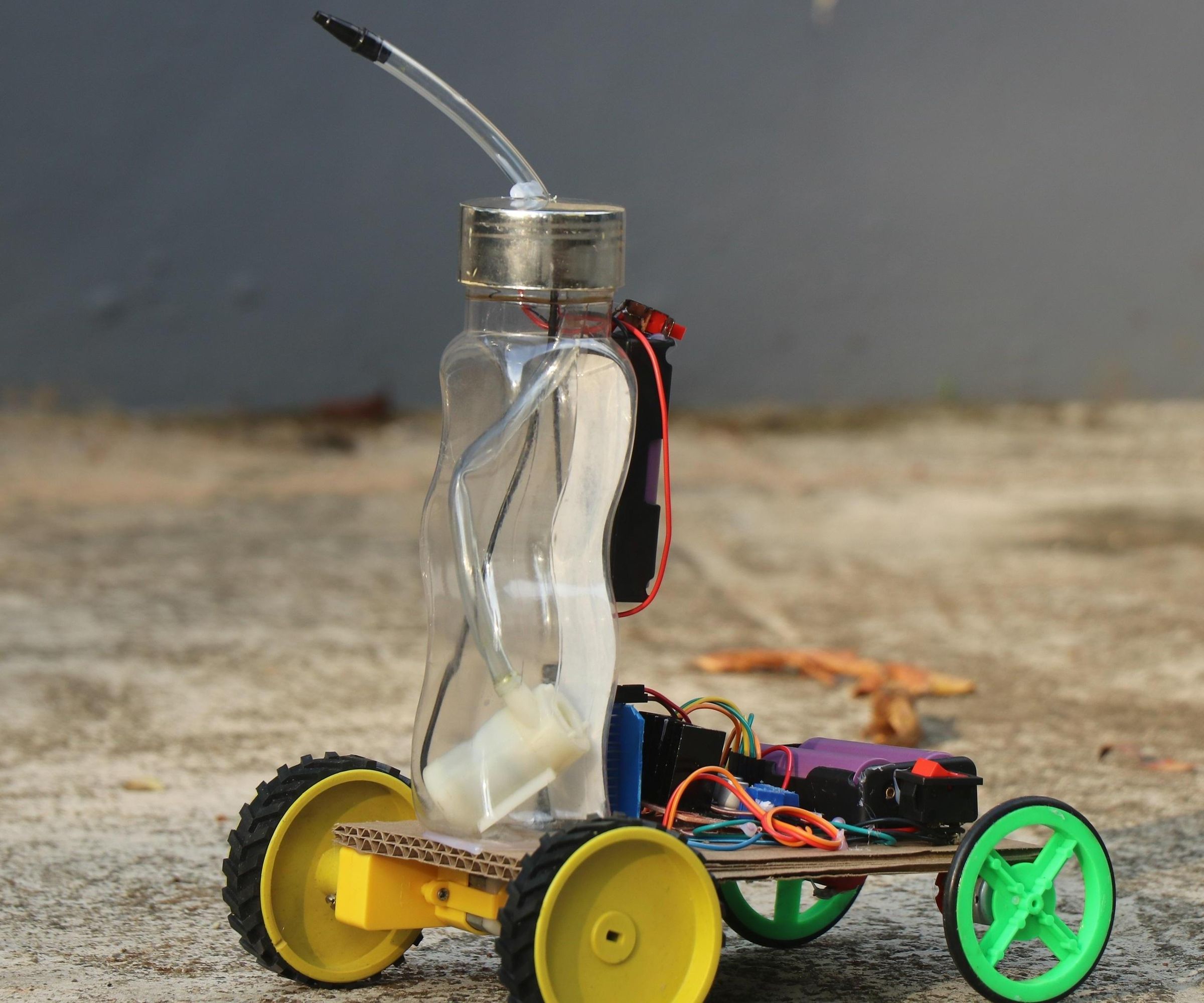 DIY Smartphone Controlled Fire Fighter Robot