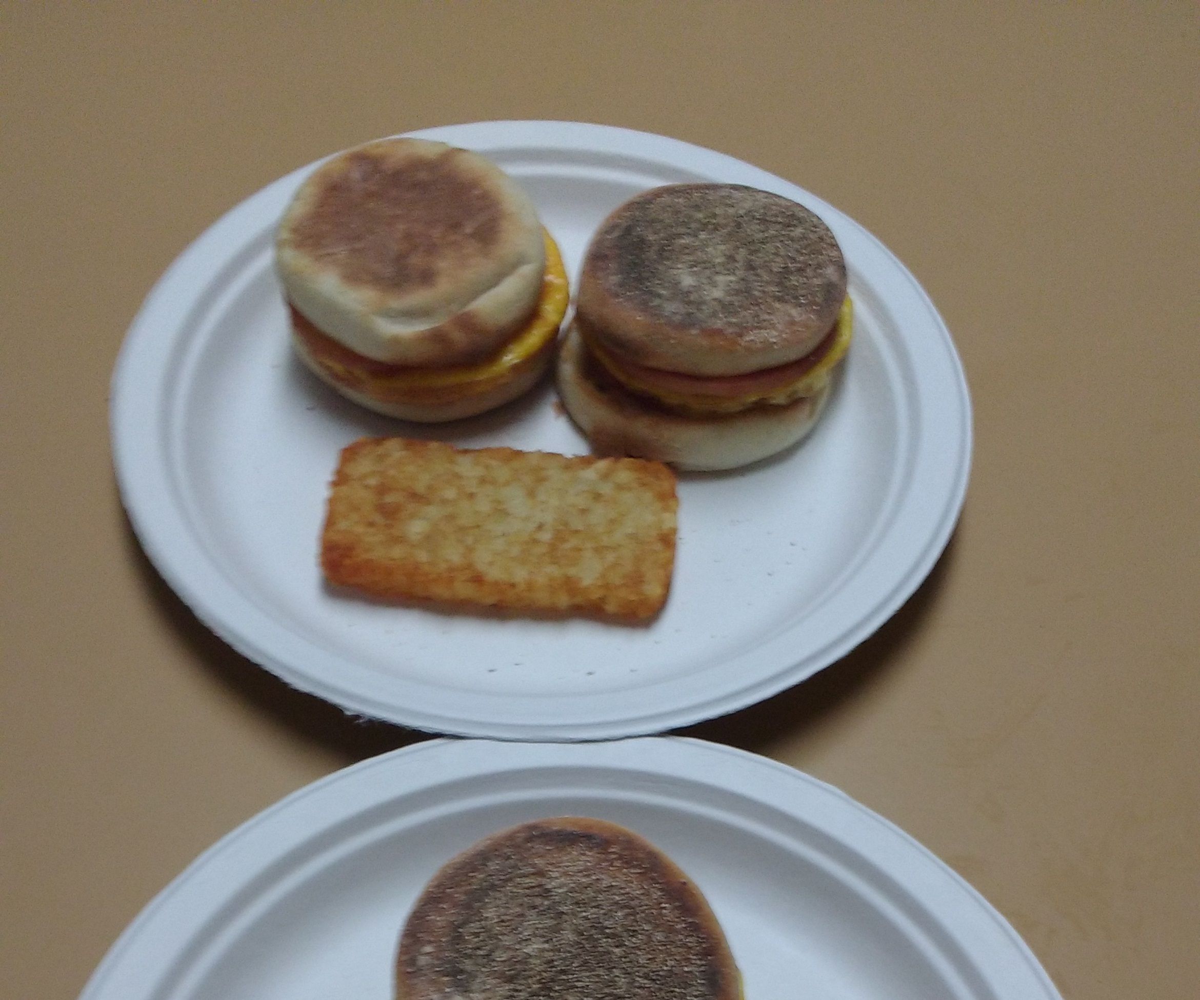 Brunch - Copycat Egg McMuffins Done in a Toaster Oven 