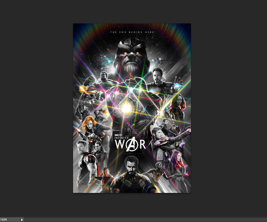 Avengers Infinity Wars... Photoshop