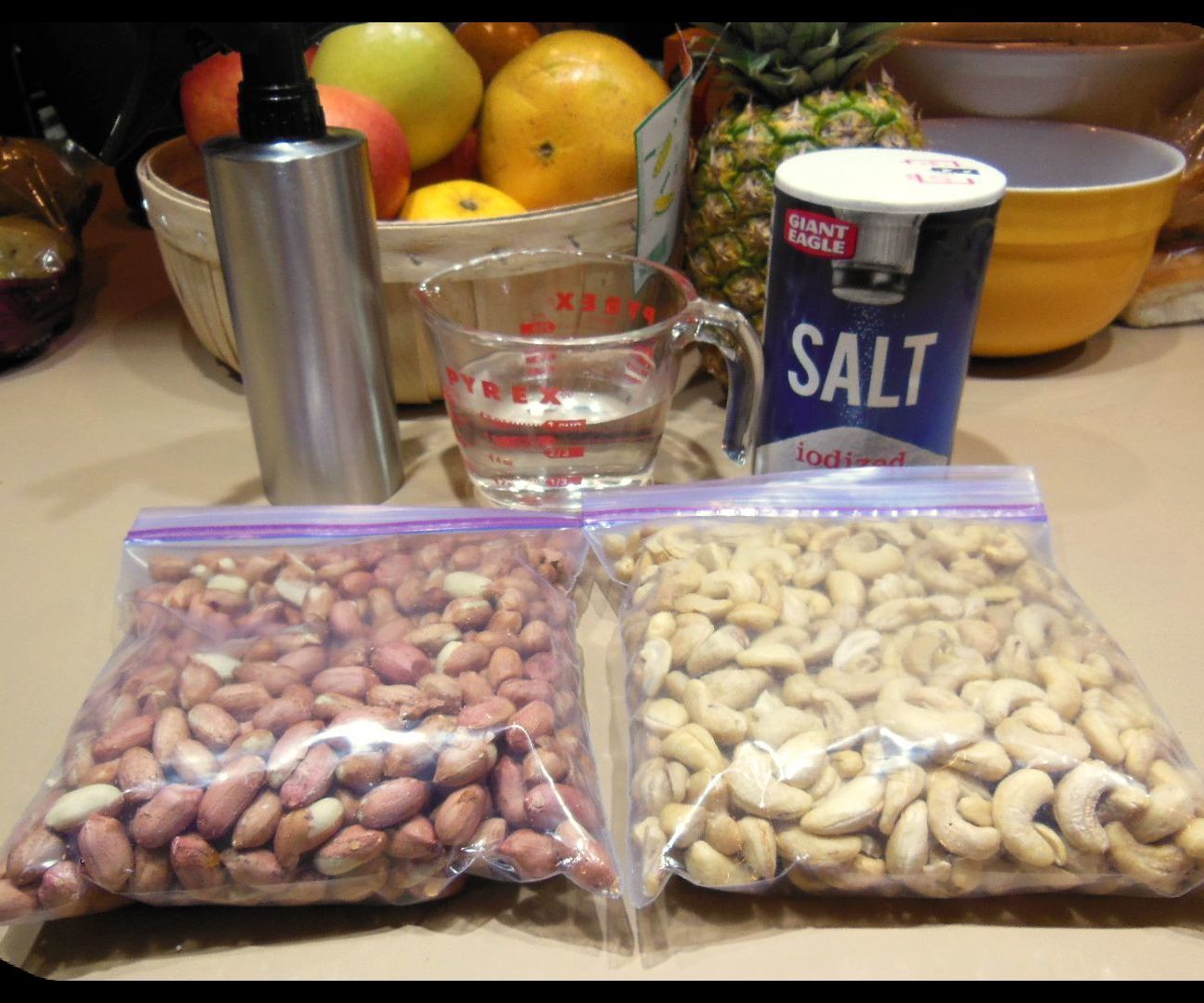 Roasting Cashews and Peanuts