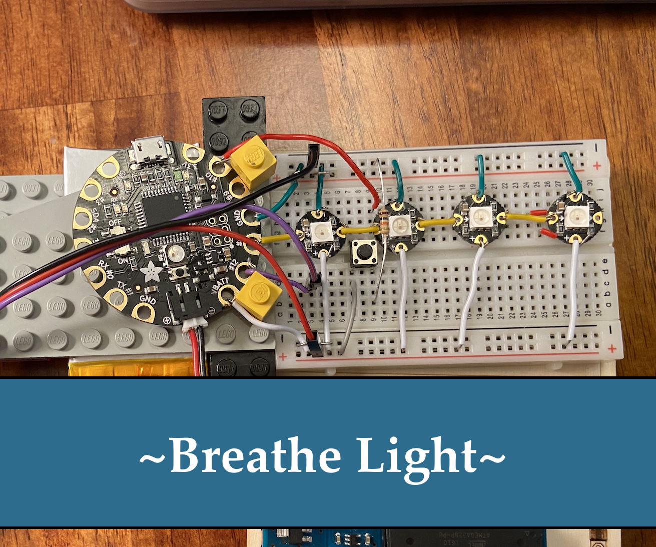 Breathe Light Anxiety Device With Heart Rate Monitor