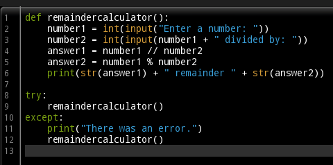 Simple Remainder Calculator in Python 3 : 10 Steps (with Pictures ...