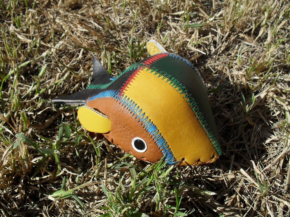 Plush Leather Fish