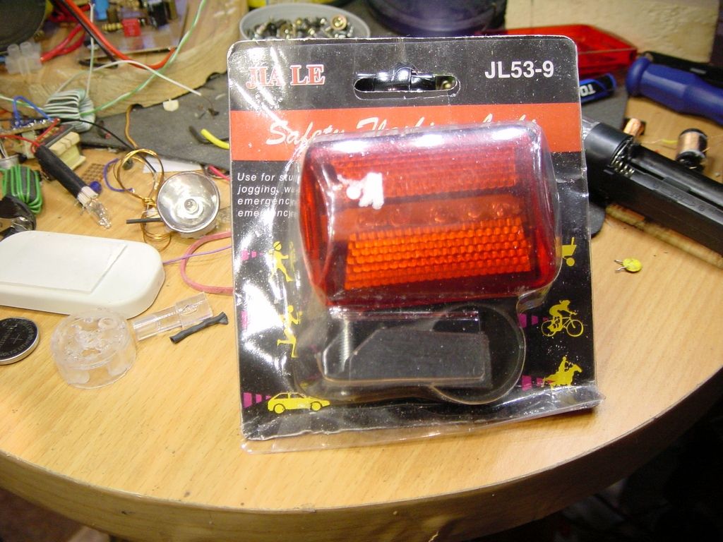 Joule Thief Bicycle Light (back)