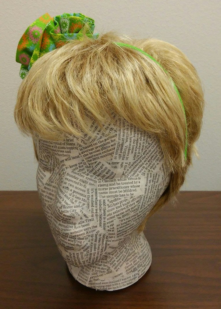 Sew Flowers to Headband