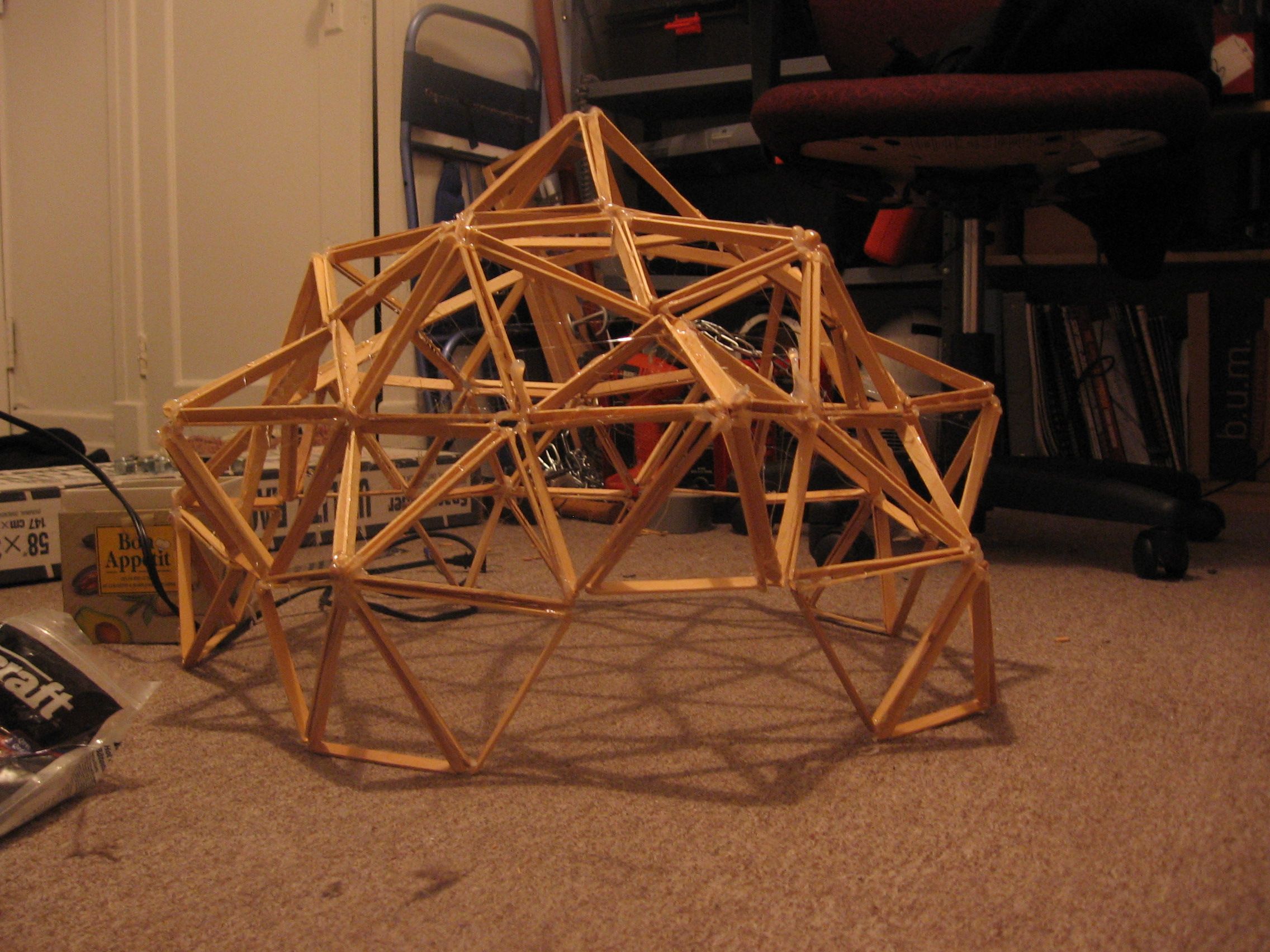 A GEODESIC SPHERE MODEL 7 Steps (with Pictures) Instructables