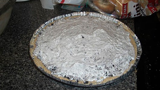 Pour/Scrape Into Pie Crust