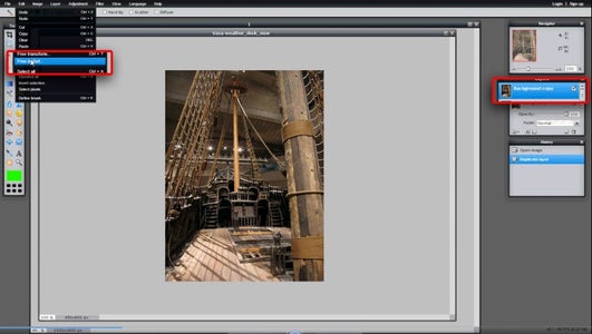 Reducing Extreme Perspective or Getting the Ship Into Shape