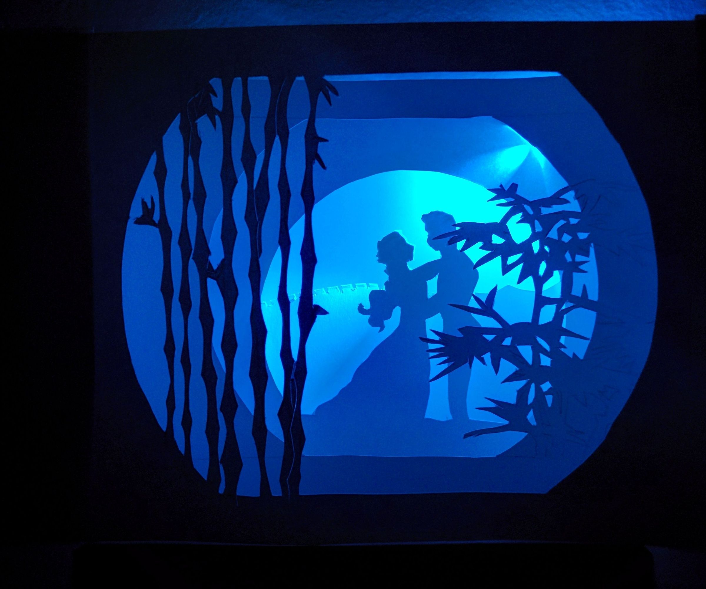 Illuminated Tunnel Book