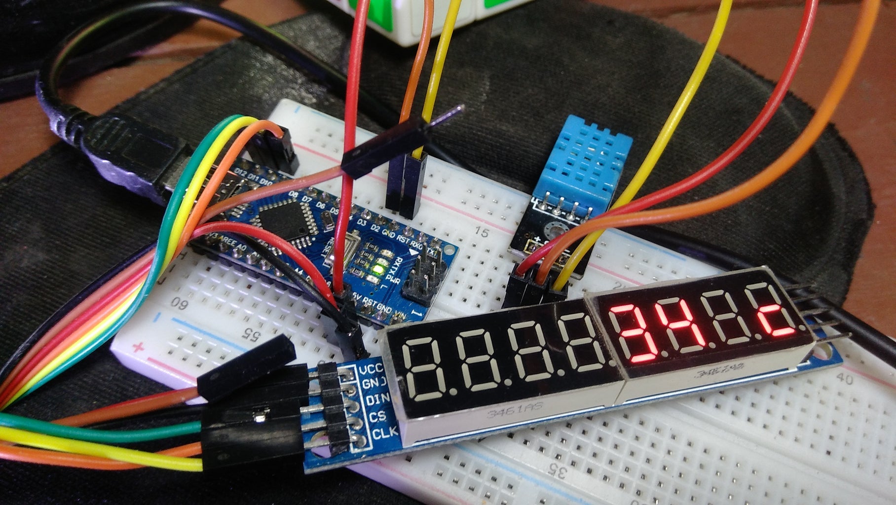 How to Make a Digital Thermometer #1 : 4 Steps Circuit Diagram
