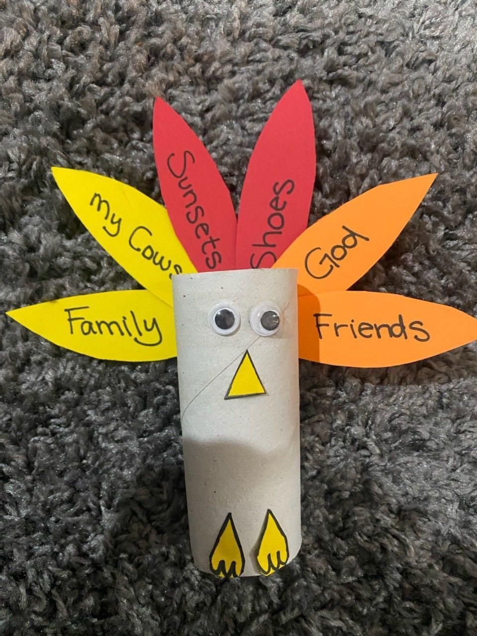 toilet paper roll turkey : 6 steps (with pictures) - instructables