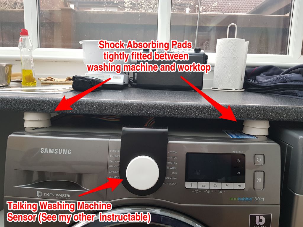 Novel Method to Stop a Washing Machine 'Walking' (with Pictures) - Instructables Novel Method to Stop a Washing Machine 'Walking' (with Pictures) - Instructables