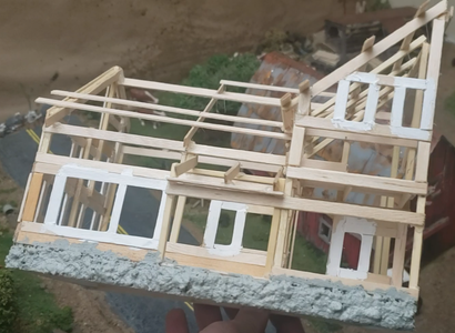 Scale Model House Smaller Than a Sheet of Paper : 10 Steps (with ...