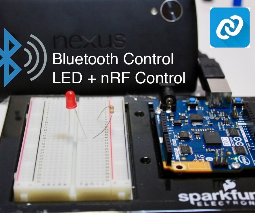 LED Bluetooth Control Using NRF Connect