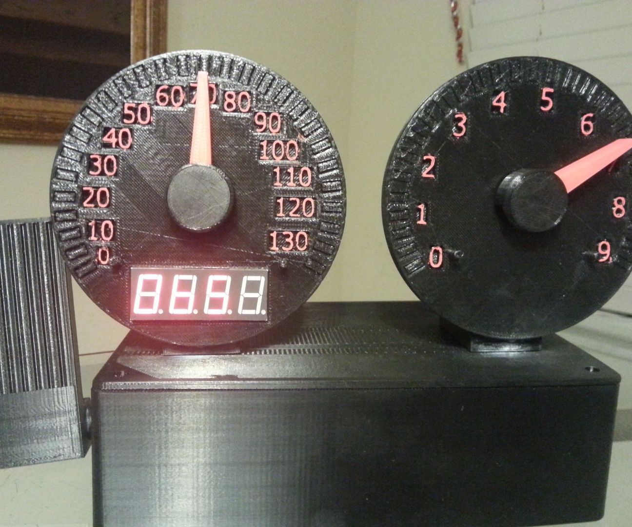 Servo Controlled Car Gauges