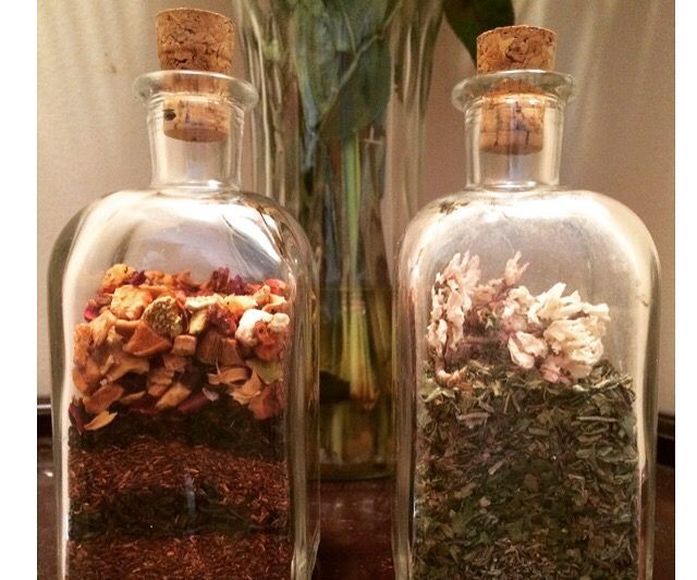 Sweet and Simple Decorative Herb Jars