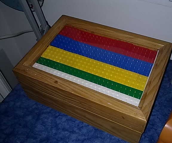 Lego Art in an Old Box