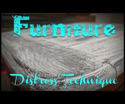 How to Distress Furniture With a Wire Wheel and Paint
