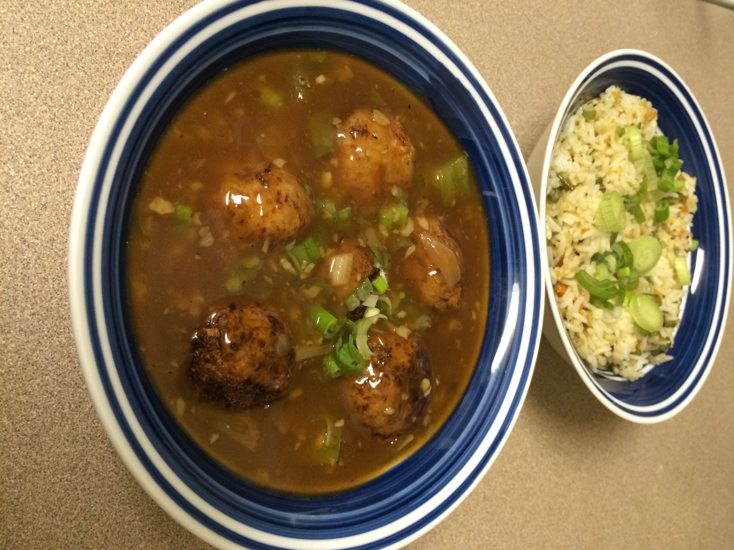 Spicy Veg Balls in Hot Garlic Sauce 4 Steps (with Pictures