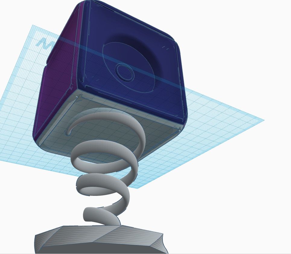 Spring Loaded Speaker Cube