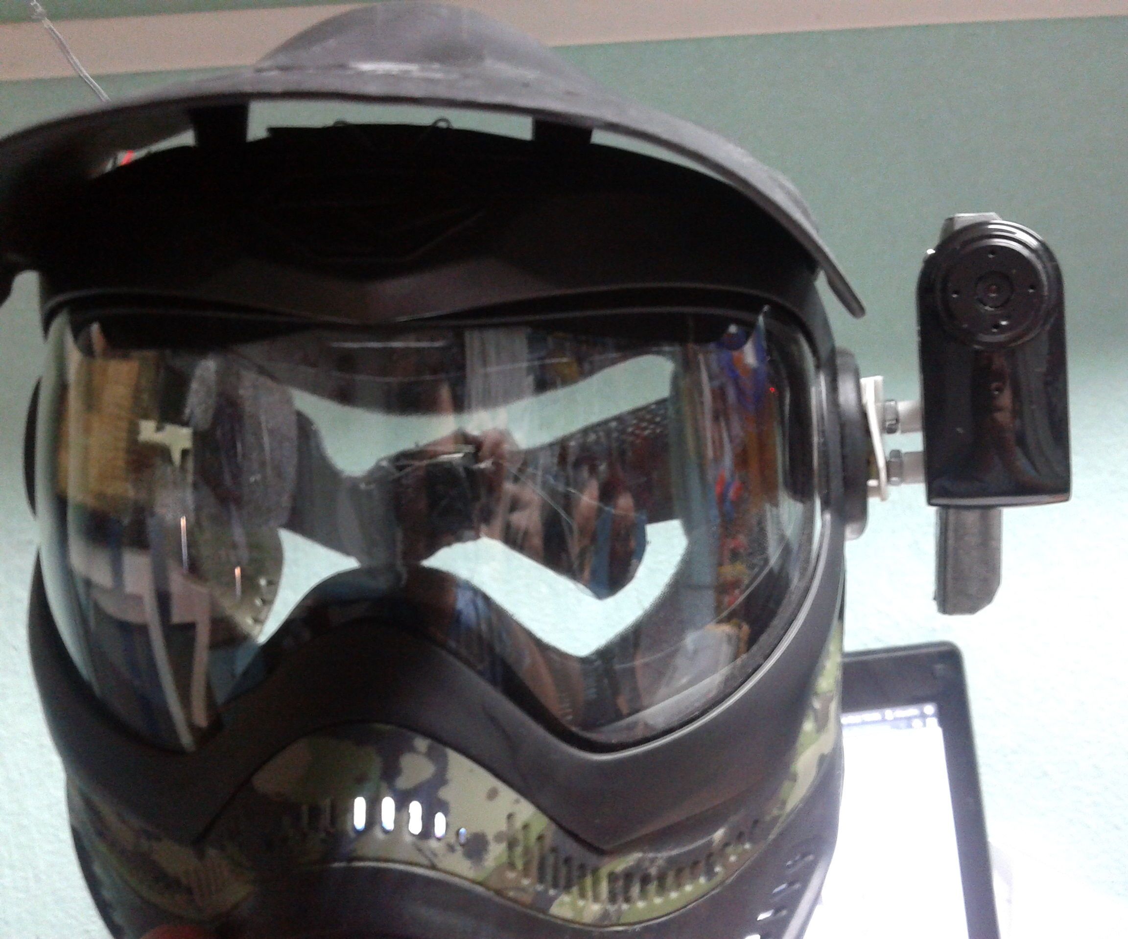 Making a Paintball Mask Camera Mount