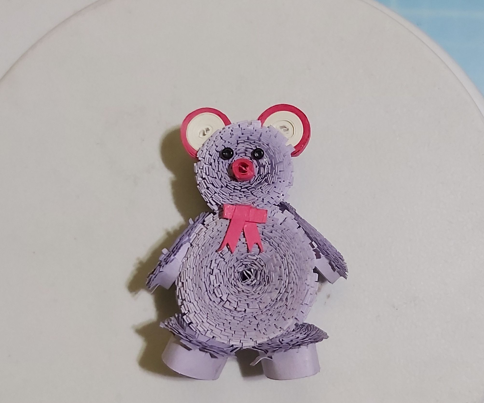 Cute Paper Quilled Bear❤️