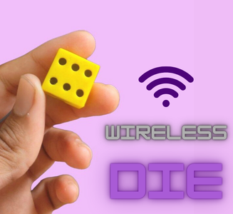 Wireless Die and Wireless Receiver Using ESP-Now (Mental Die)