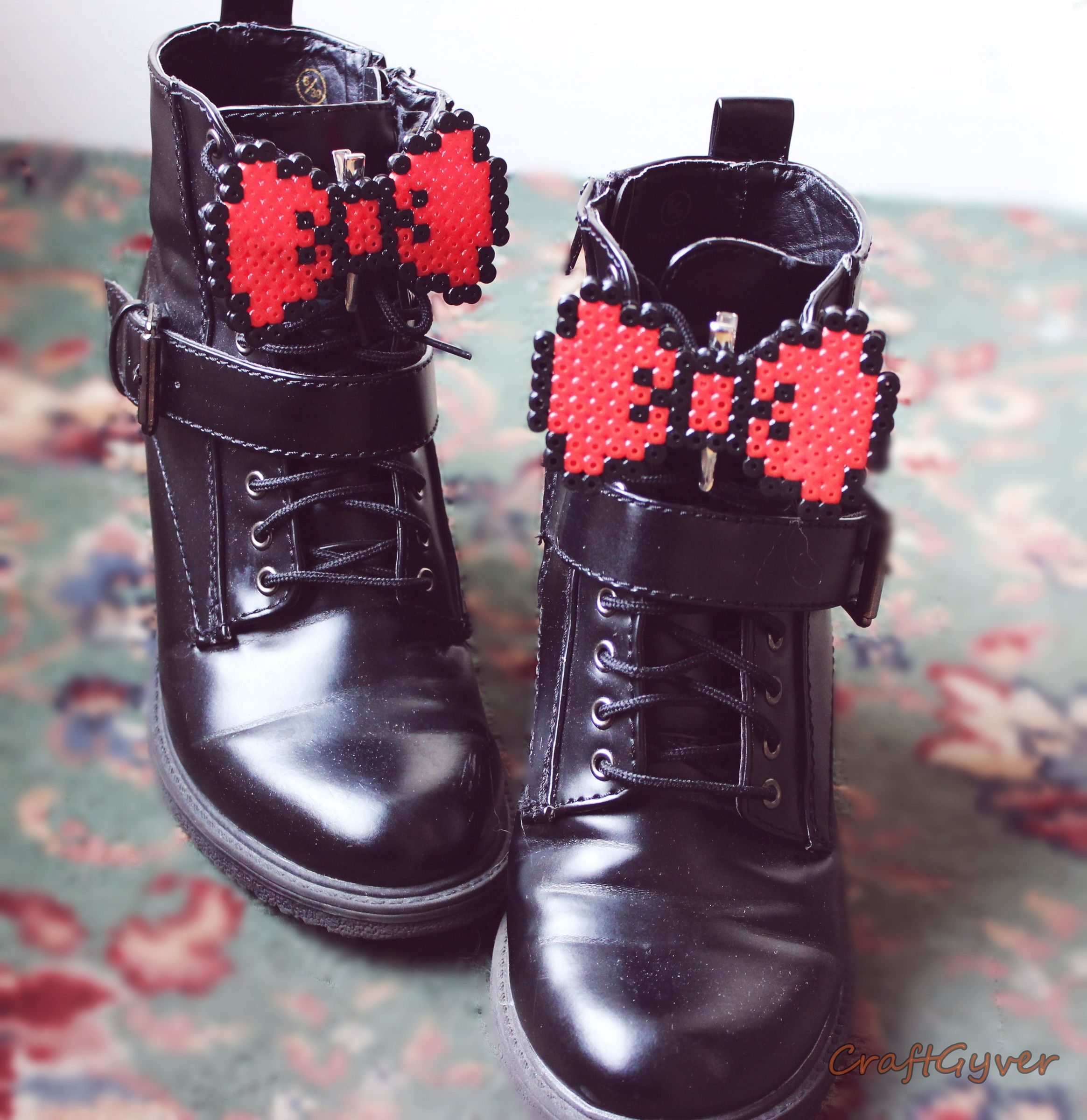 DIY Bow Tie Shoe Clips