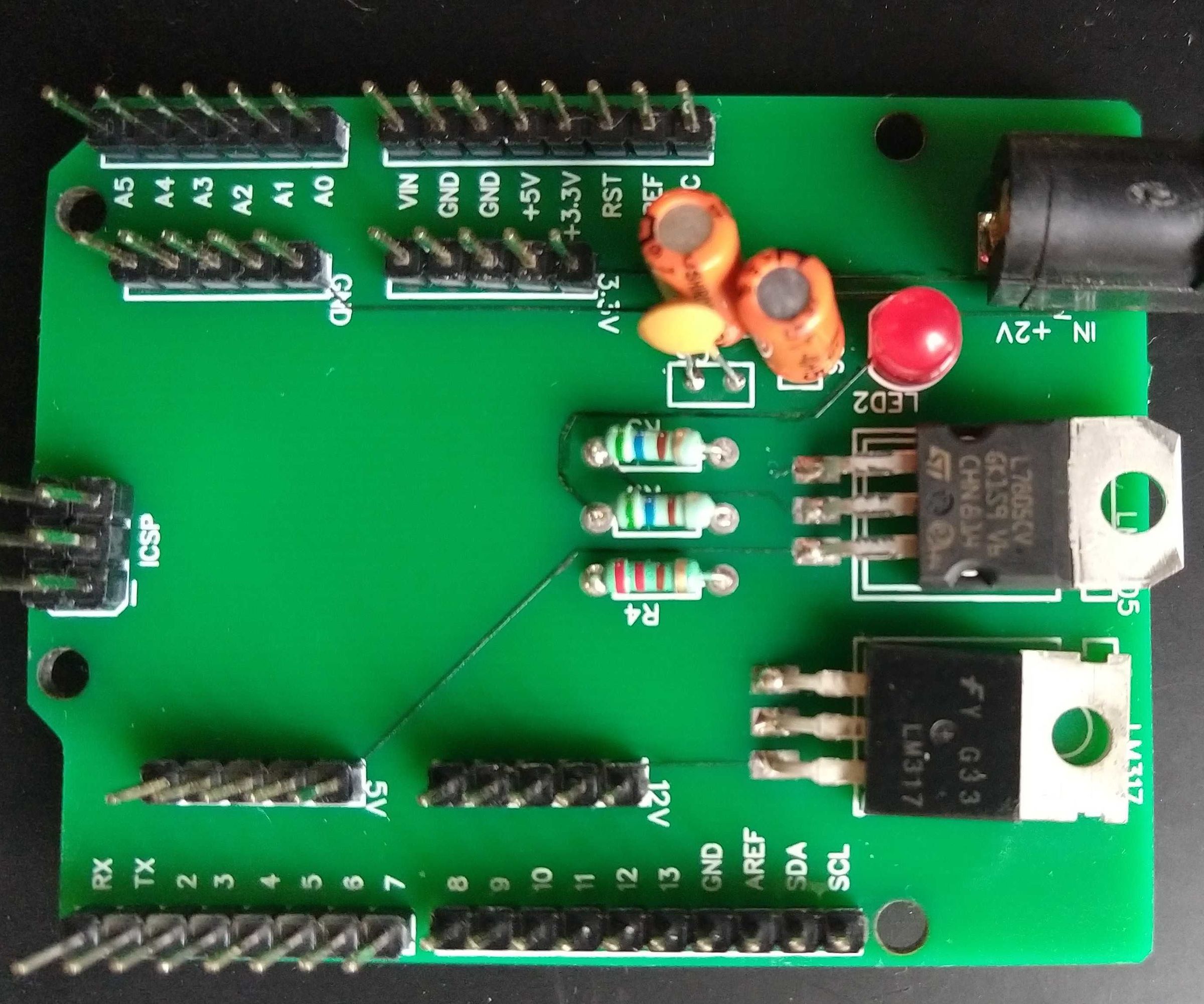 Arduino Power Supply Shield With 3.3v, 5v and 12v Output Options (Part-2)