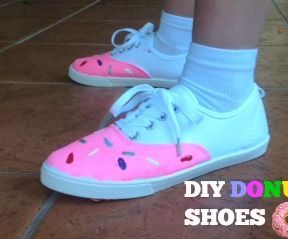 DIY Donut Shoes