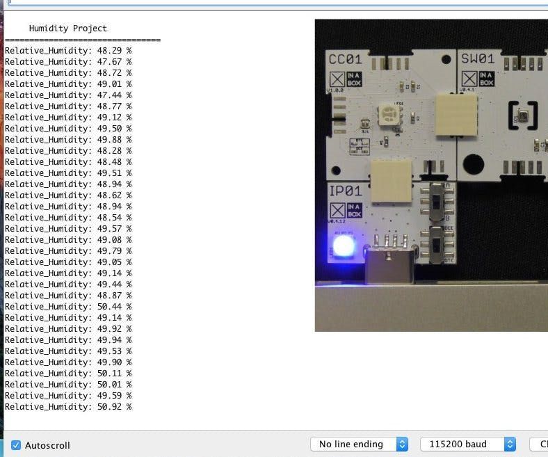 Serial Humidity Monitor