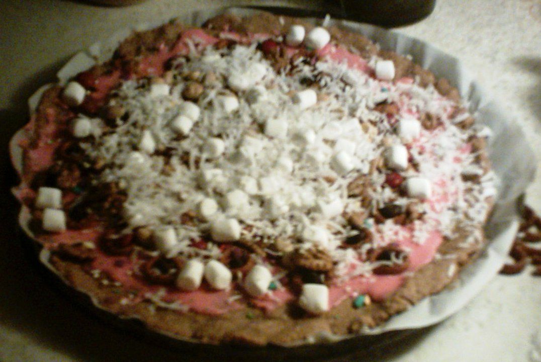 Sarah's Snack Mix Pizza