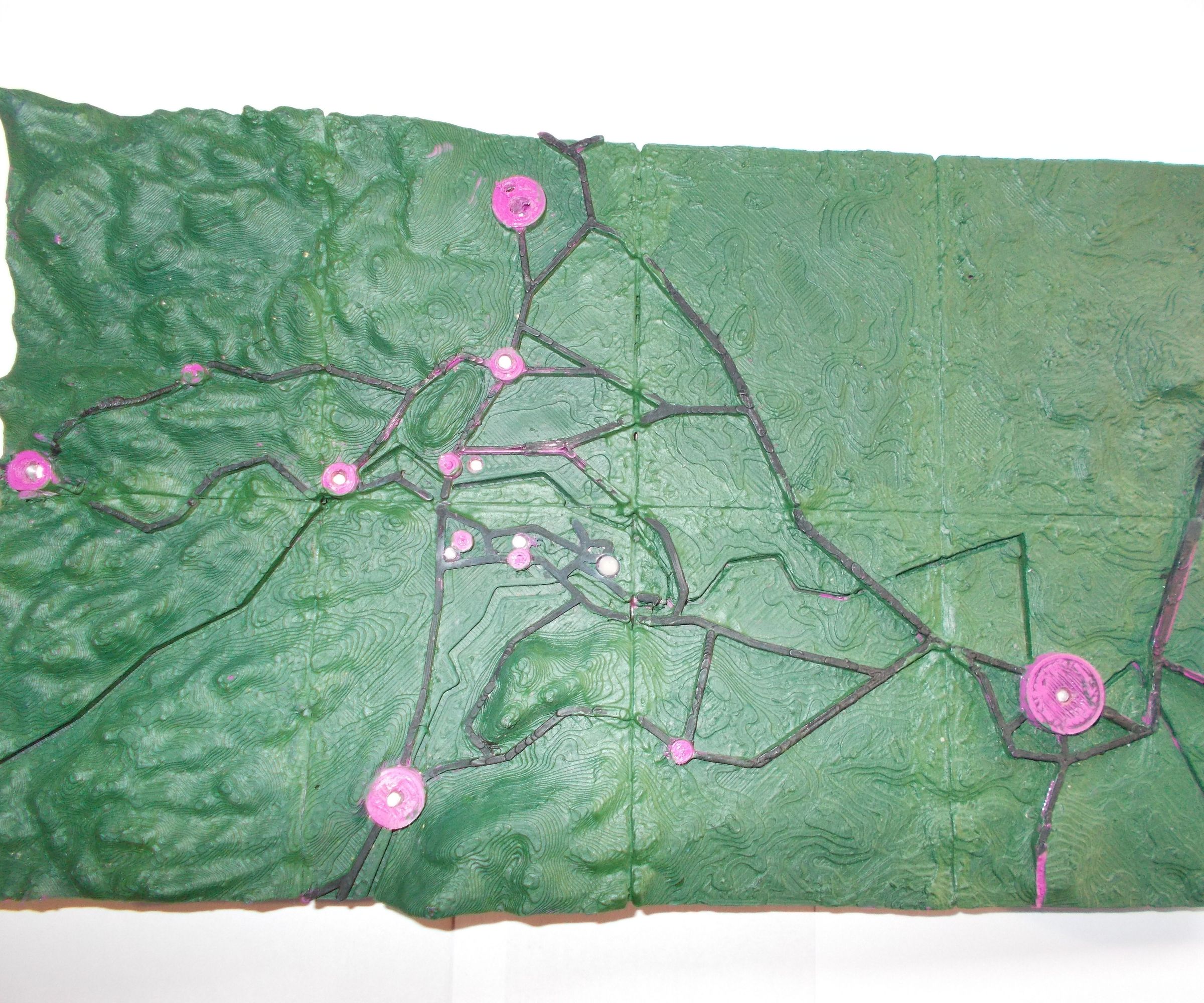 Making a 3D Printable 3D Map With Roads and Features