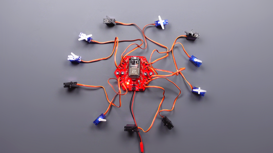 ESP32 Servo Motor Controller Board - Wireless Control With Bluetooth ...