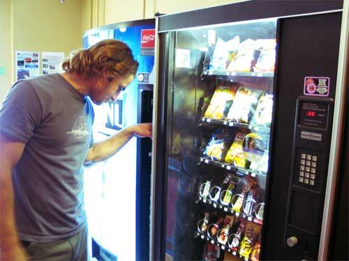 Hack a Vending Machine for Chips.