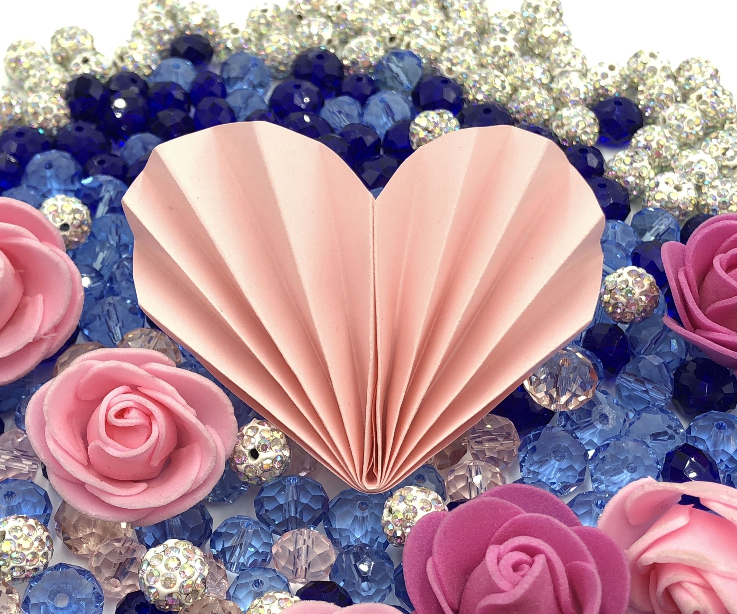 Corazón Abanico De Papel En Menos De 5 Minutos! Fotos Y Video Tutorial