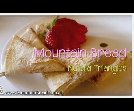 Mountain Bread™ - Nutella Triangles