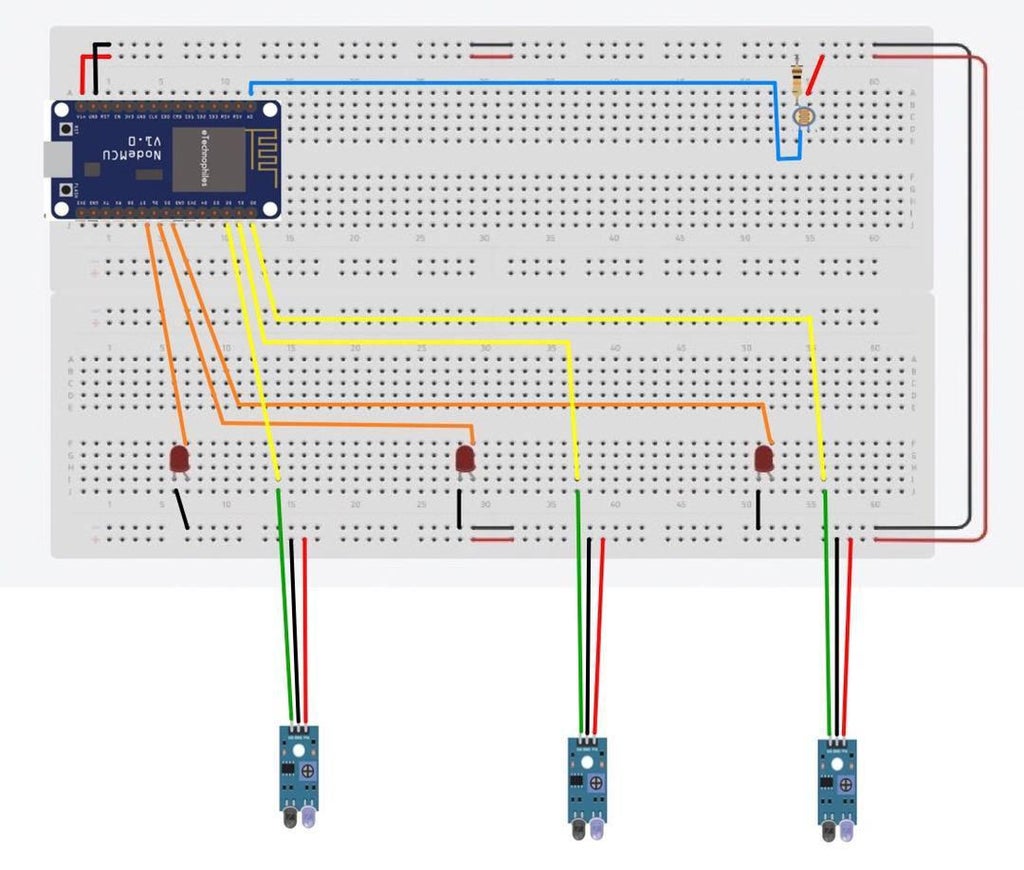 IoT Based Smart Street Light Using NodeMCU ESP8266 And, 45% OFF Circuit Diagram